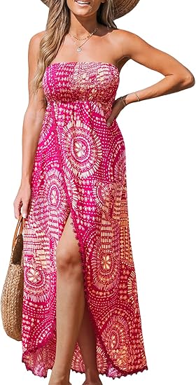 Lady's long dress - sleeveless lace style - casual style