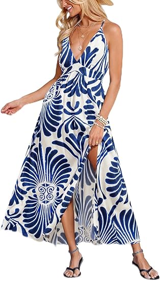 Women's summer ultra-long dress 2026 style - sleeveless long beach dress